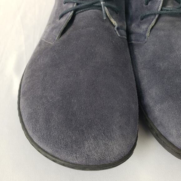 Groundies Milano Urban Barefoot Shoes Boots Size EU 45 US 12 Mens Blue Suede main image 9